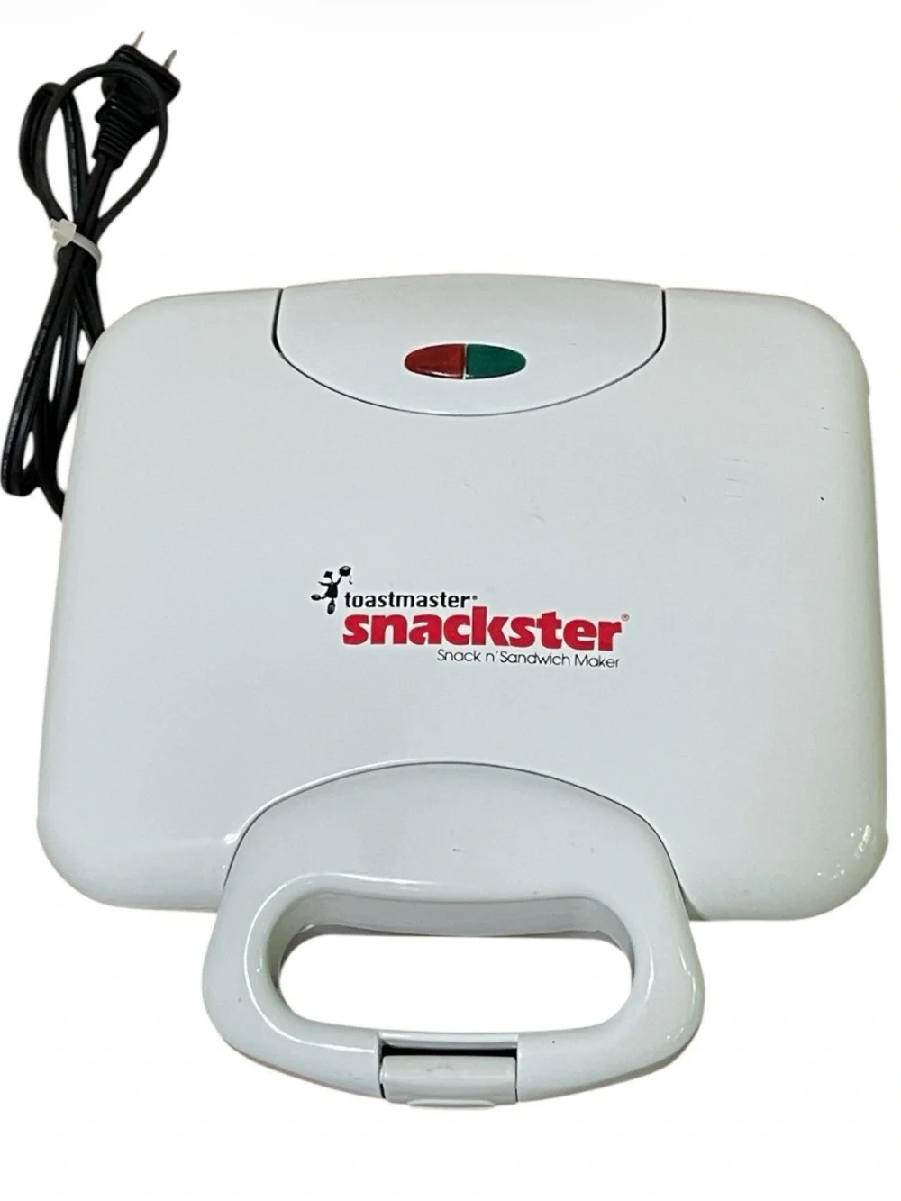 Toastmaster Snackster Model TSM2 Snack & Sandwich Maker 640 Watts White Travel